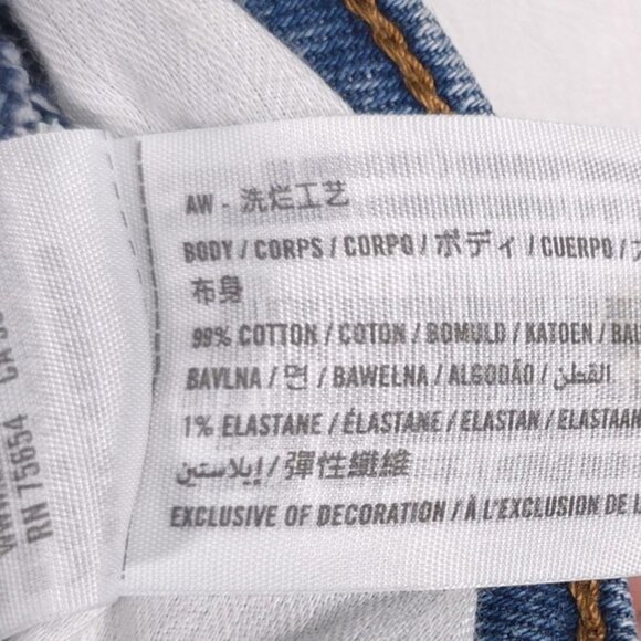 Abercrombie & Fitch Women Ankle Straight Ultra High Rise Curve Love Jeans 33/16s - Picture 14 of 15